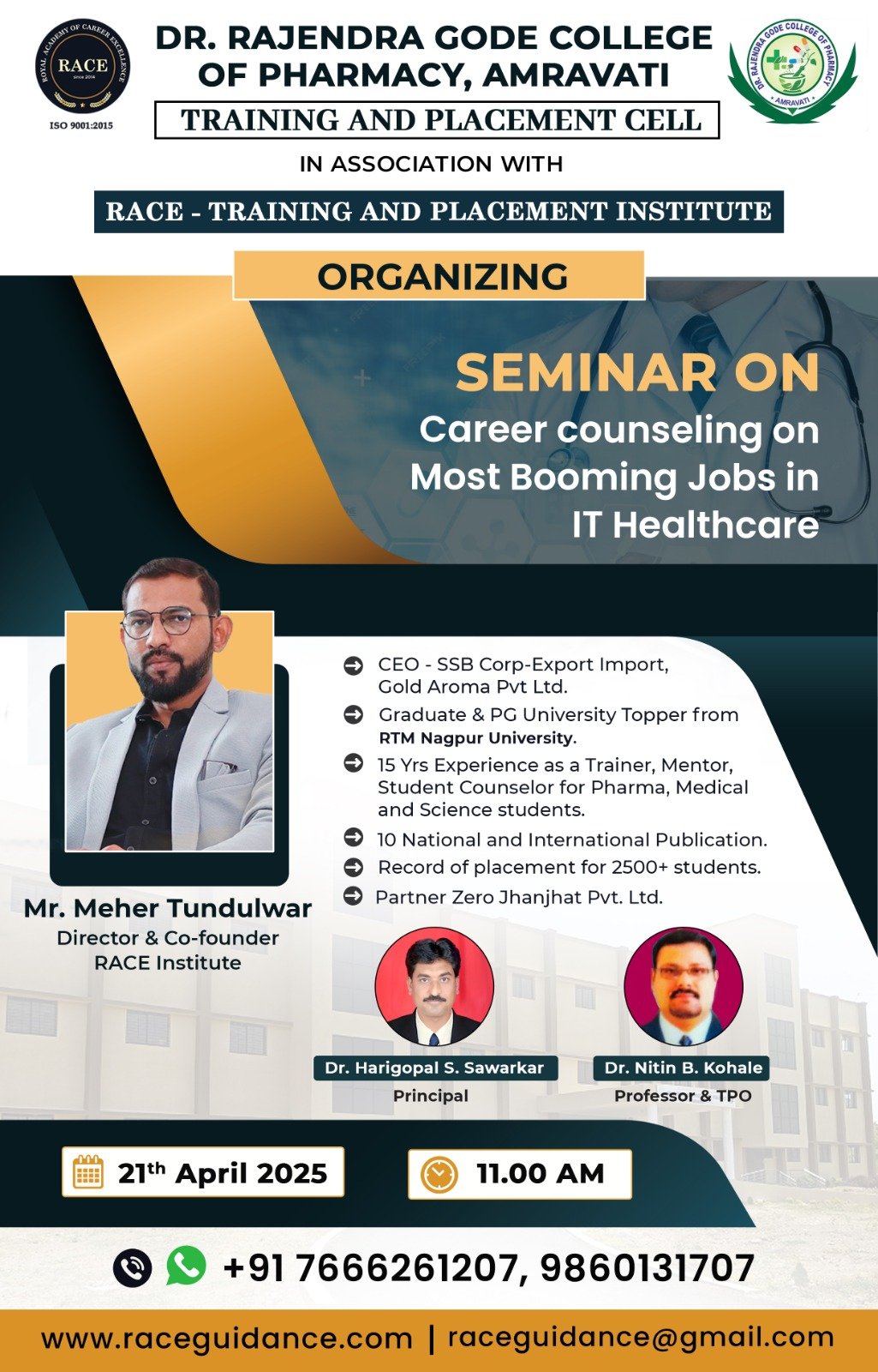 One Day Seminar on " Career Counseling"